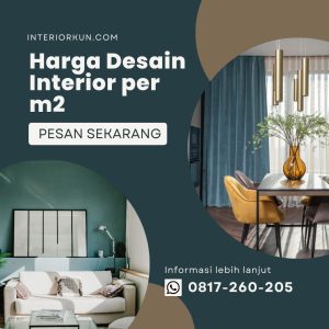 Harga Desain Interior per m2