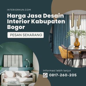 Harga Jasa Desain Interior Kabupaten Bogor