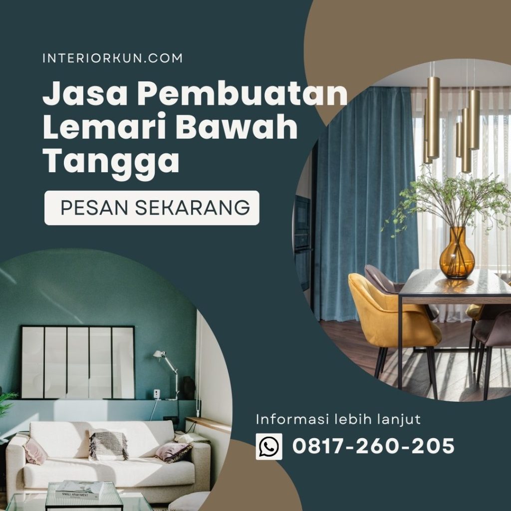 Jasa Pembuatan Lemari Bawah Tangga
